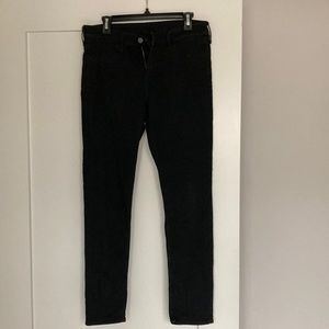 Skinny ankle black pants